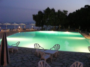 What an amazing view of Nassaki Hotel pool